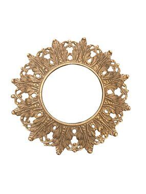 Vintage French Style Ornate Bronze Ceiling Light Canopy